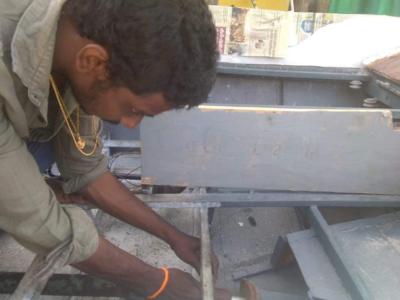 Shaft Fixing - Krishnanjali Boat.